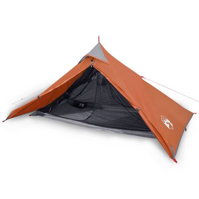 vidaXL Tipi-tält 1 person orange vattentätt