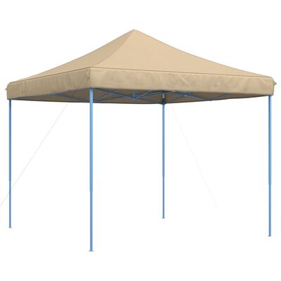 vidaXL Pop-Up hopfällbart partytält 292x292x315 cm beige