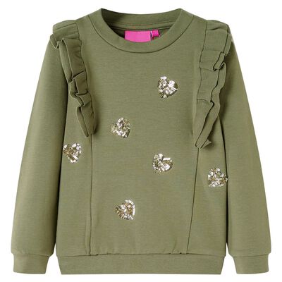 Tröja för barn khaki 104