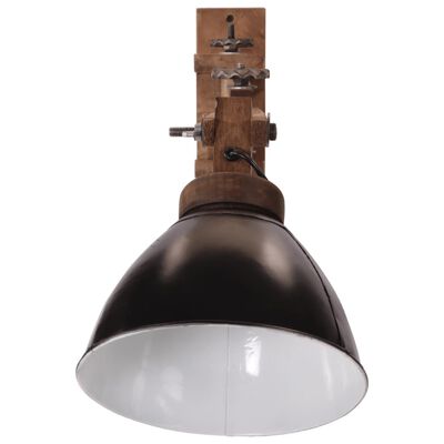 vidaXL Vägglampa 25 W svart E27