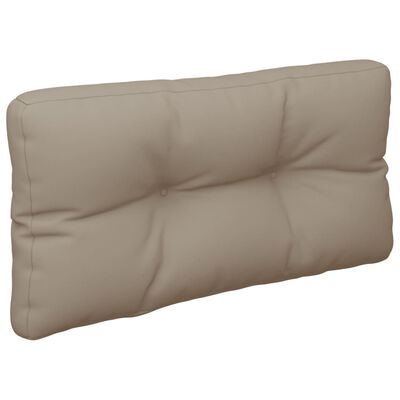 vidaXL Palldyna taupe 70x40x12 cm tyg