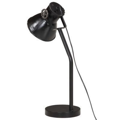 vidaXL Skrivbordslampa 25 W svart 17x17x60 cm E27