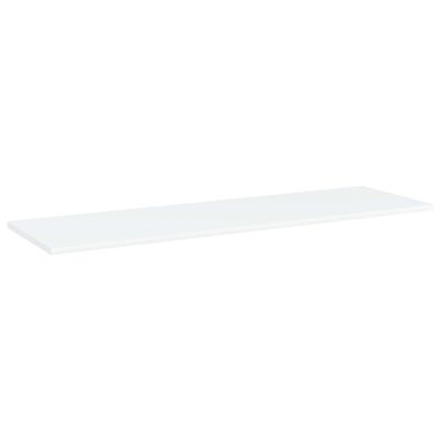 vidaXL Hyllplan 8 st vit 100x30x1,5 cm konstruerat trä