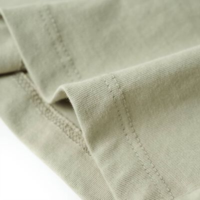 T-shirt för barn ljus khaki 116