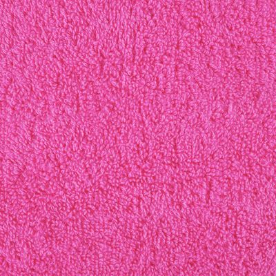 vidaXL Premium handdukar 6 st SOLUND rosa 600 gsm