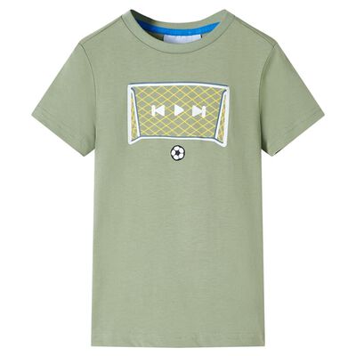 T-shirt för barn ljus khaki 92