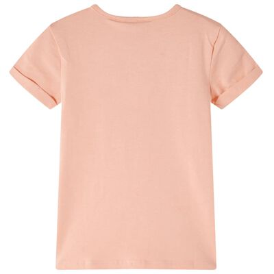 T-shirt för barn ljus orange 104