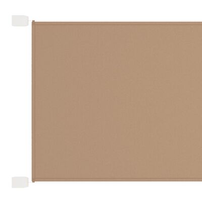 vidaXL Markis vertikal taupe 100x270 cm oxfordtyg