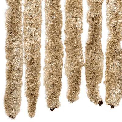 vidaXL Insektsdraperi beige 56x185 cm chenille