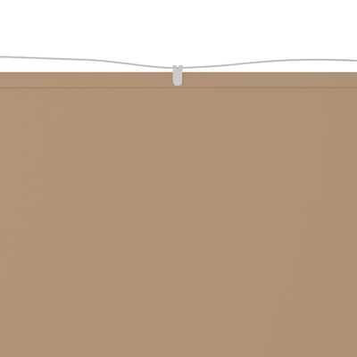 vidaXL Markis vertikal taupe 250x360 cm oxfordtyg