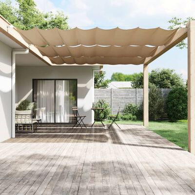 vidaXL Markis vertikal taupe 250x360 cm oxfordtyg