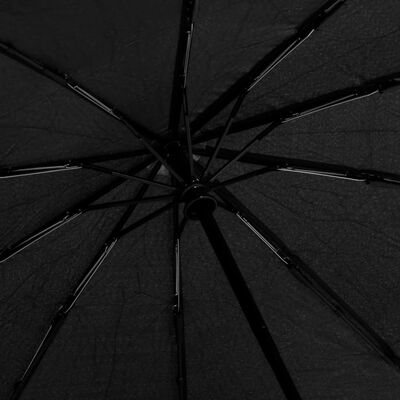 vidaXL Paraply automatisk hopfällbart svart 104 cm