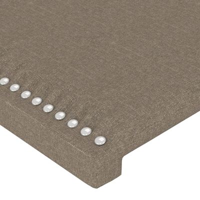 vidaXL Huvudgavlar 2 st taupe 100 x 5 x 78/88 cm tyg