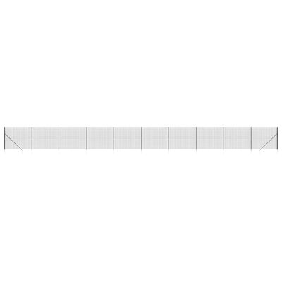 vidaXL Stängsel med markspett antracit 1,8x25 m