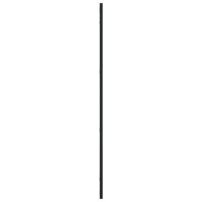 vidaXL Väggspegel svart 50x100 cm rektangulär järn
