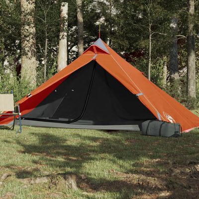 vidaXL Tipi-tält 1 person orange vattentätt