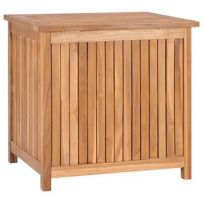 vidaXL Trädgårdslåda 60x50x58 cm massiv teak