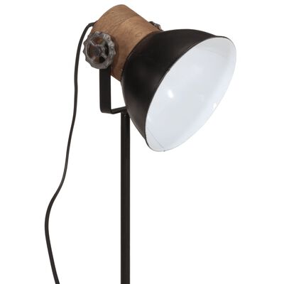 vidaXL Skrivbordslampa 25 W svart 17x17x50 cm E27