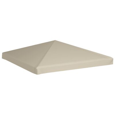 vidaXL Paviljongtak 310 g/m² 3x3 m beige