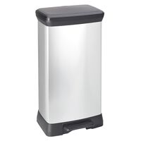 Curver Pedalhink dubbel Deco 23L+23L silver