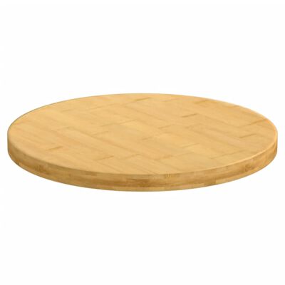 vidaXL Bordsskiva Ø40x2,5 cm bambu