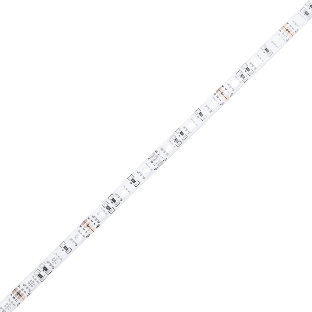 vidaXL Sänggavel LED cappuccino 100x5x118/128 cm konstläder