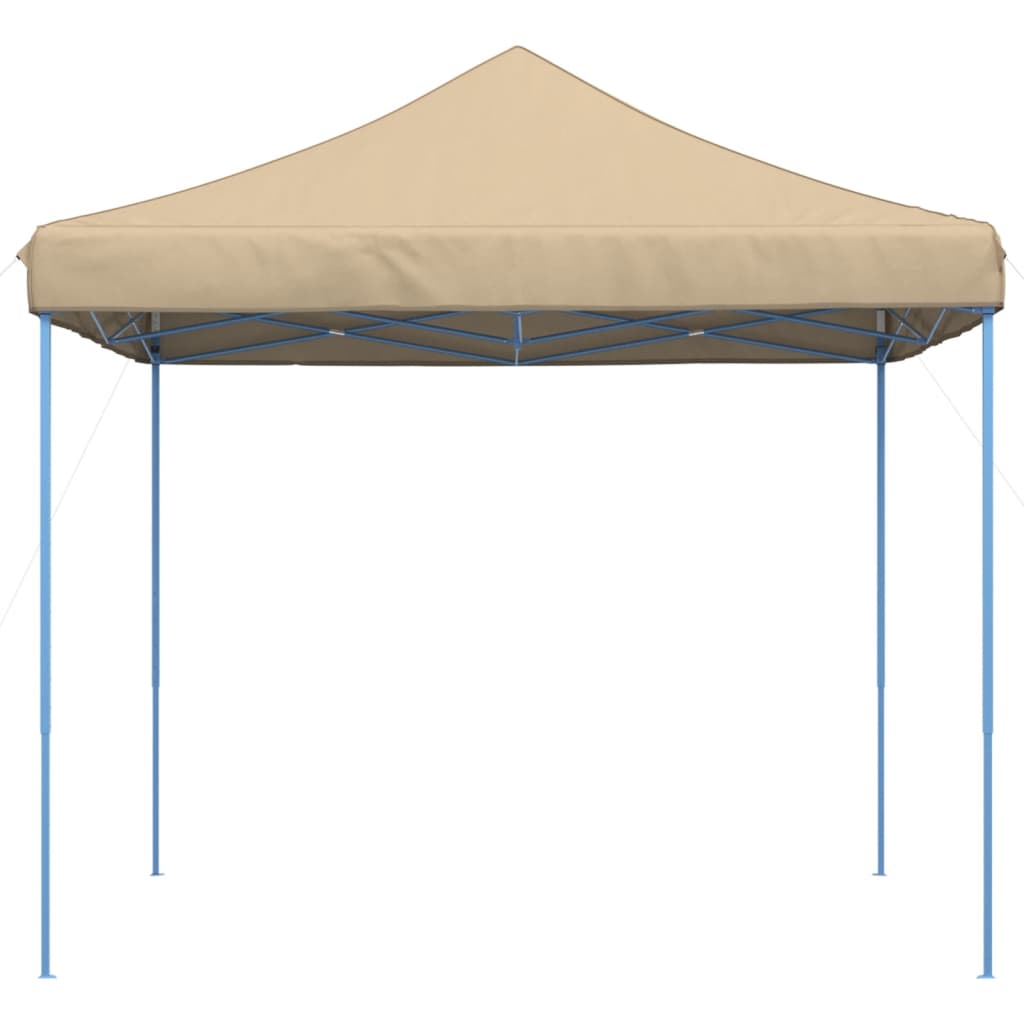 vidaXL Pop-Up hopfällbart partytält 292x292x315 cm beige