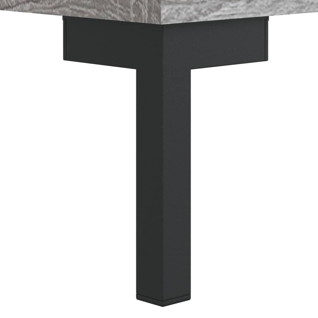 vidaXL Tv-bänk grå sonoma 150x30x50 cm konstruerat trä