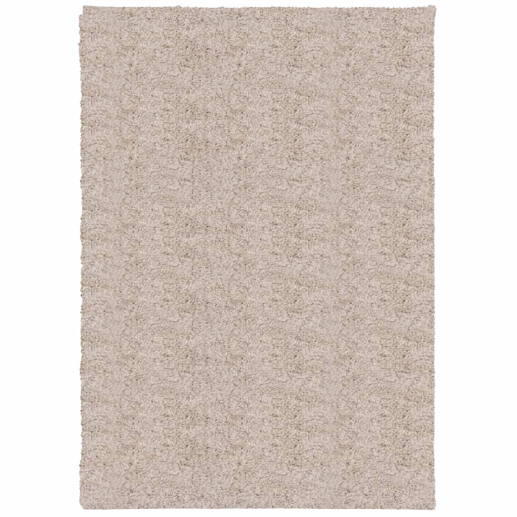 vidaXL Ryamatta PAMPLONA lång lugg modern beige 160x230 cm