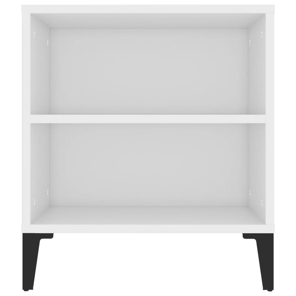 vidaXL Tv-bänk vit 102x44,5x50 cm konstruerat trä