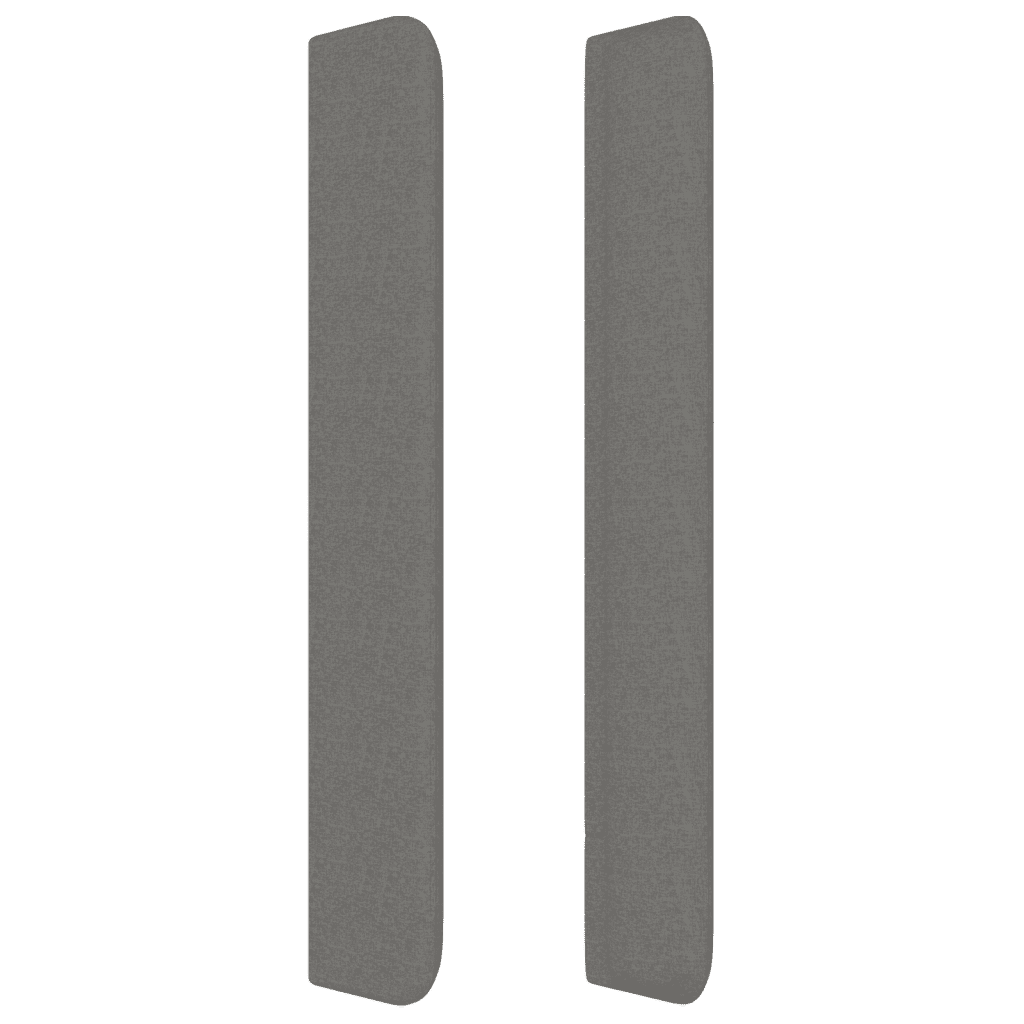 vidaXL Ramsäng med madrass mörkgrå 90x190 cm tyg