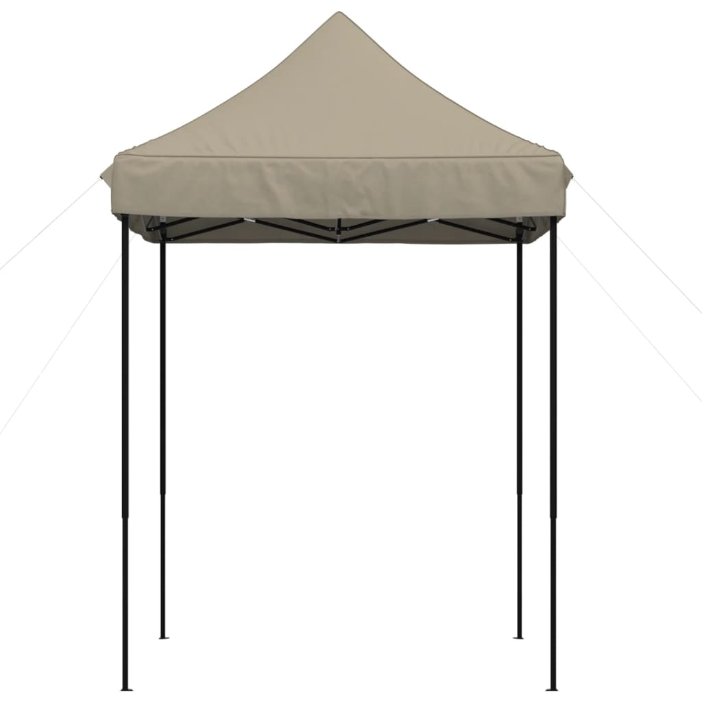 vidaXL Pop-Up hopfällbart partytält 200x200x306 cm taupe