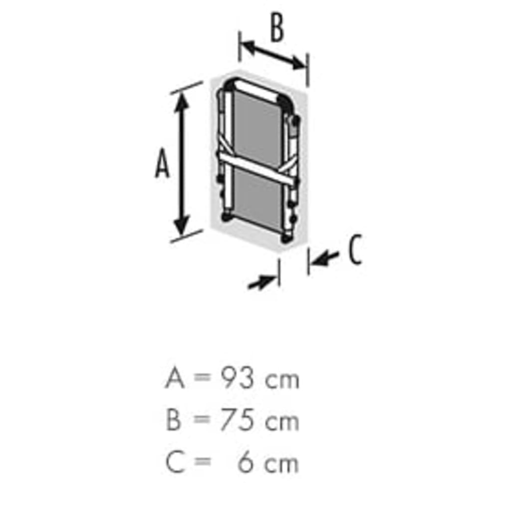 Hailo Plattform för trappa TP1 aluminium