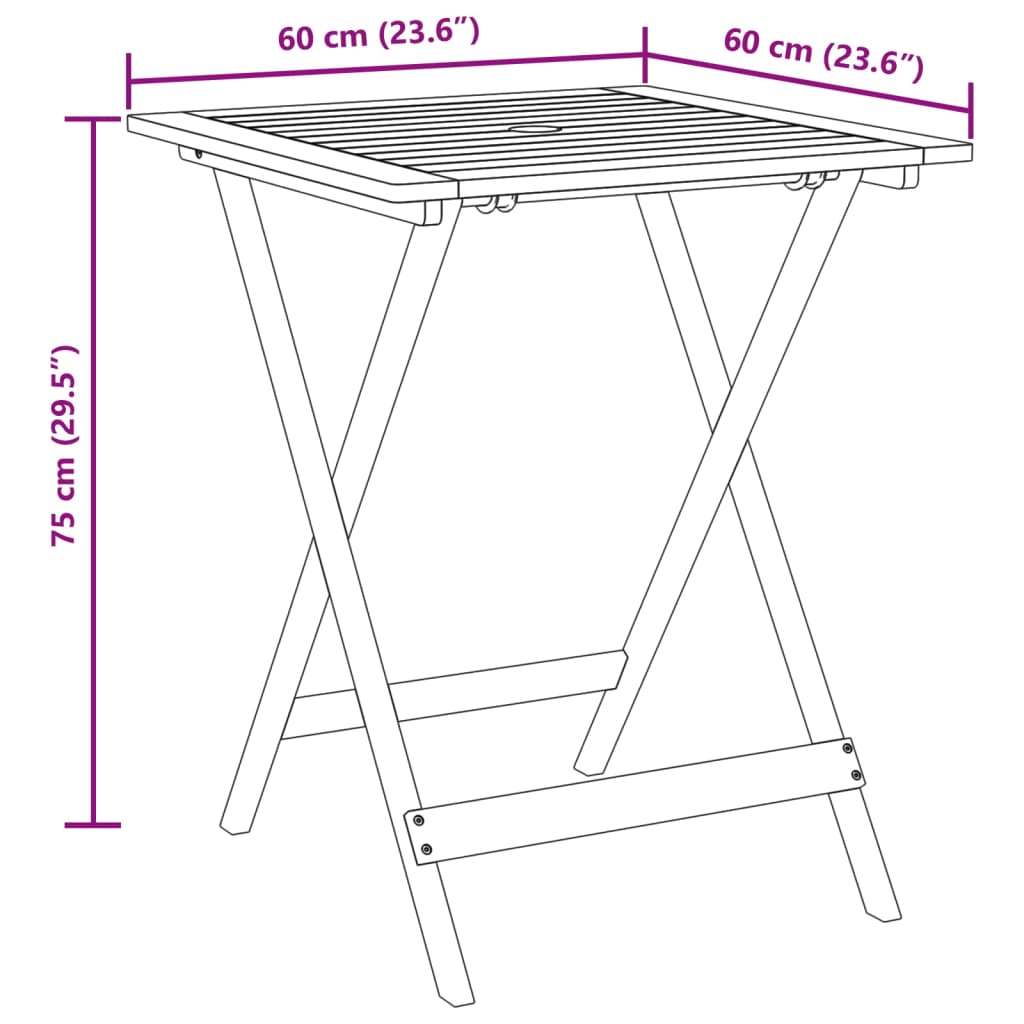 vidaXL Caféset 3 delar taupe tyg och massivt trä