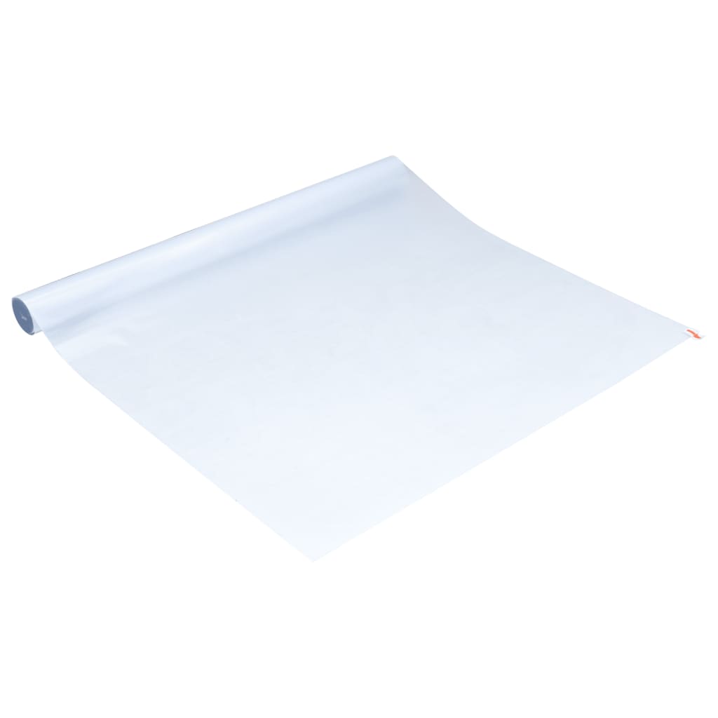 vidaXL Fönsterfilm statisk frostad transparent grå 60x500 cm PVC