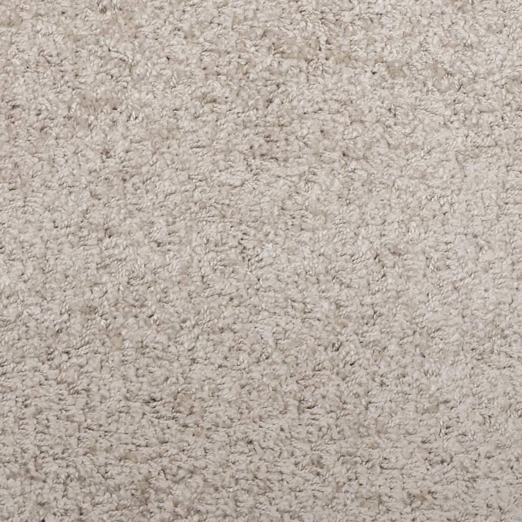 vidaXL Ryamatta PAMPLONA lång lugg modern beige 100x200 cm