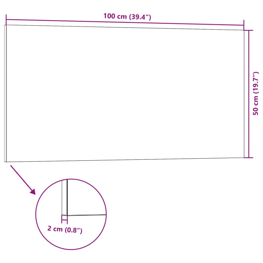 vidaXL Väggpaneler 3D 10 st röd och vit 100x50 cm EPS