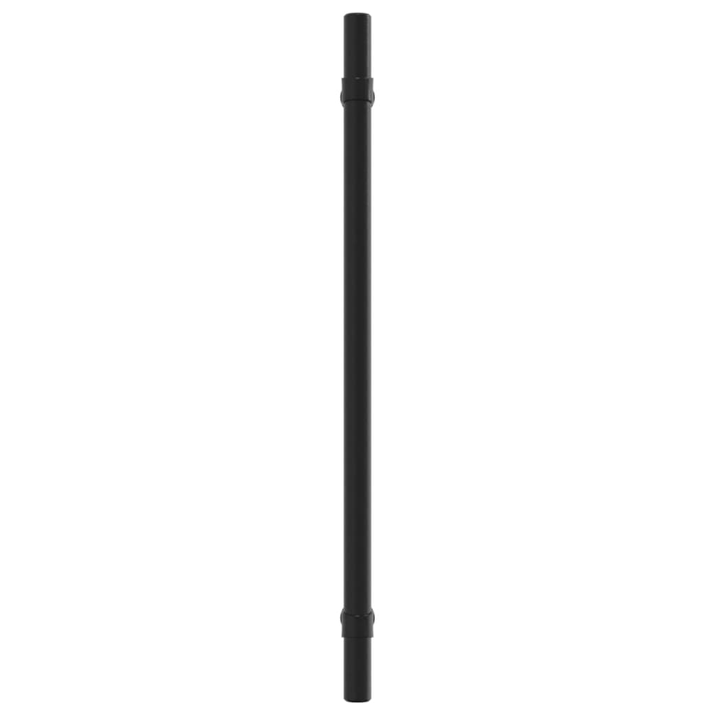 vidaXL Skåphandtag 5 st svart 224 mm rostfritt stål