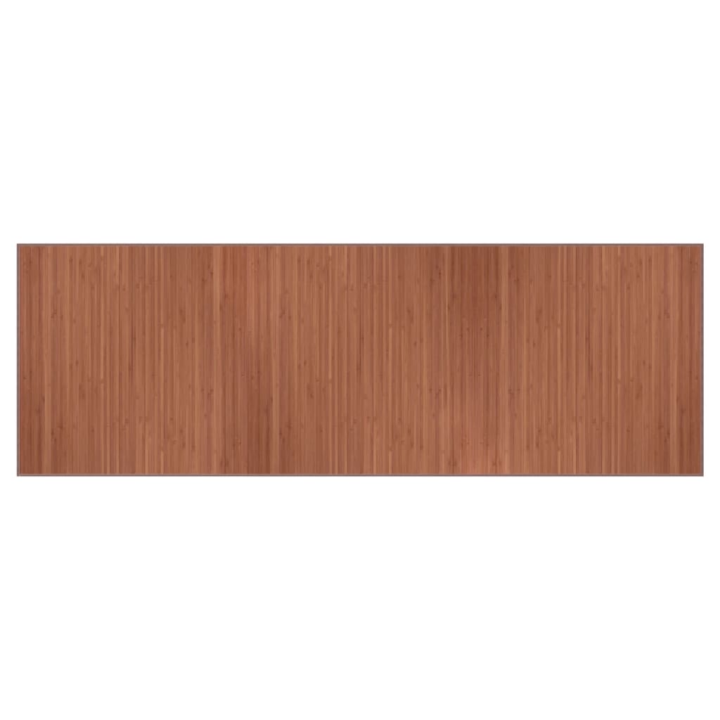vidaXL Matta rektangulär brun 100x300 cm bambu