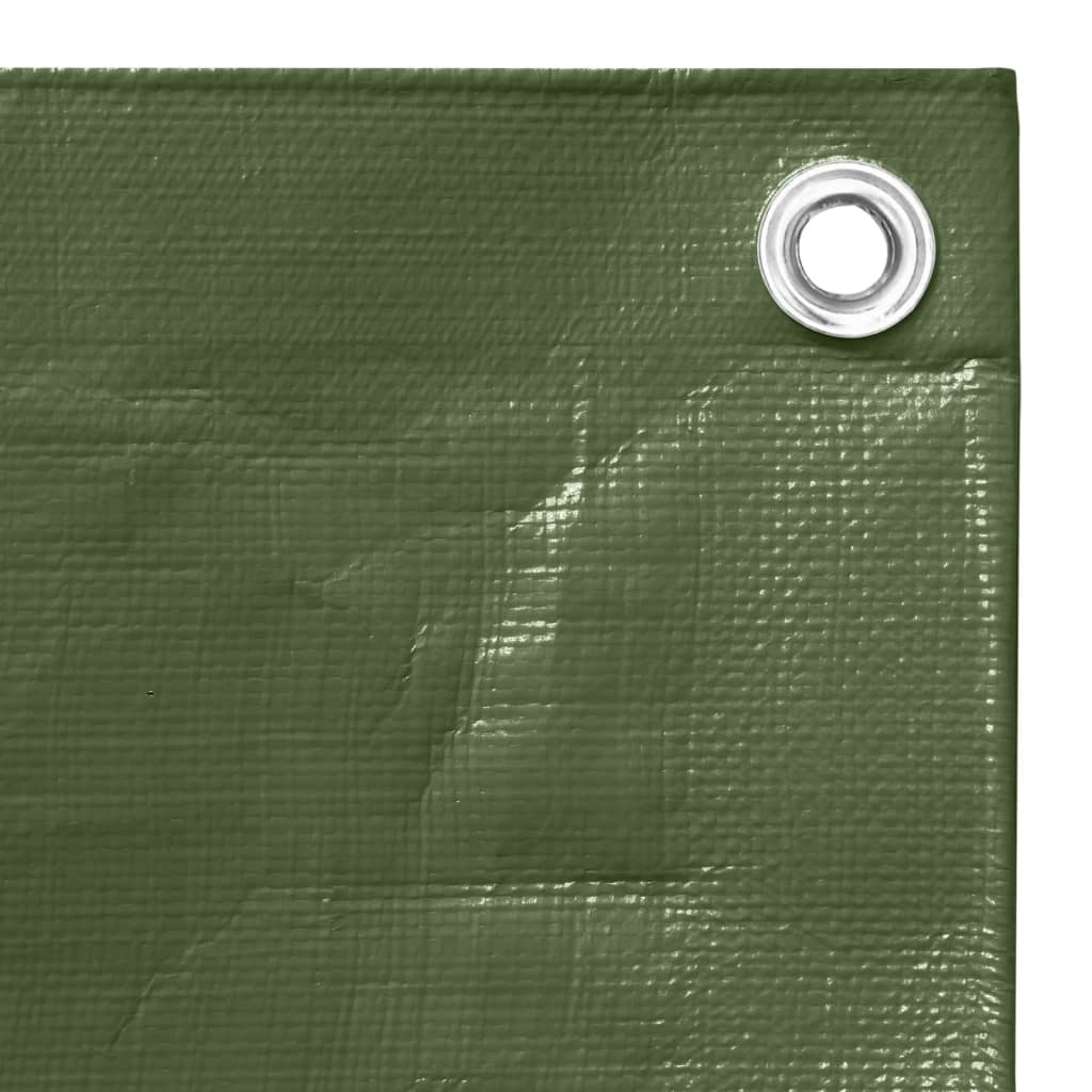 vidaXL Presenning 260 g/m² 6x12 m grön HDPE