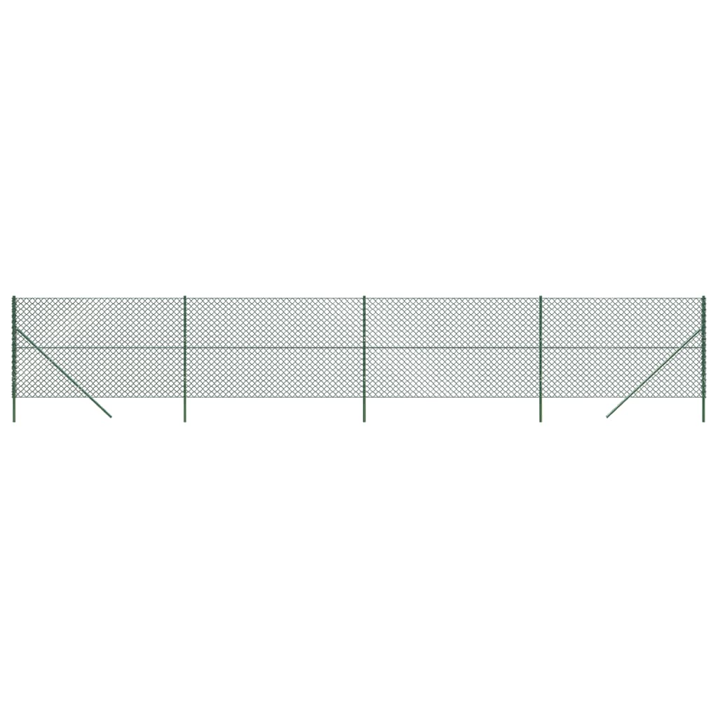 vidaXL Gunnebostängsel grön 1,4x10 m