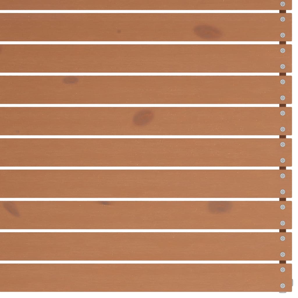 vidaXL Loungegrupp för trädgården 8 delar honungsbrun massiv furu