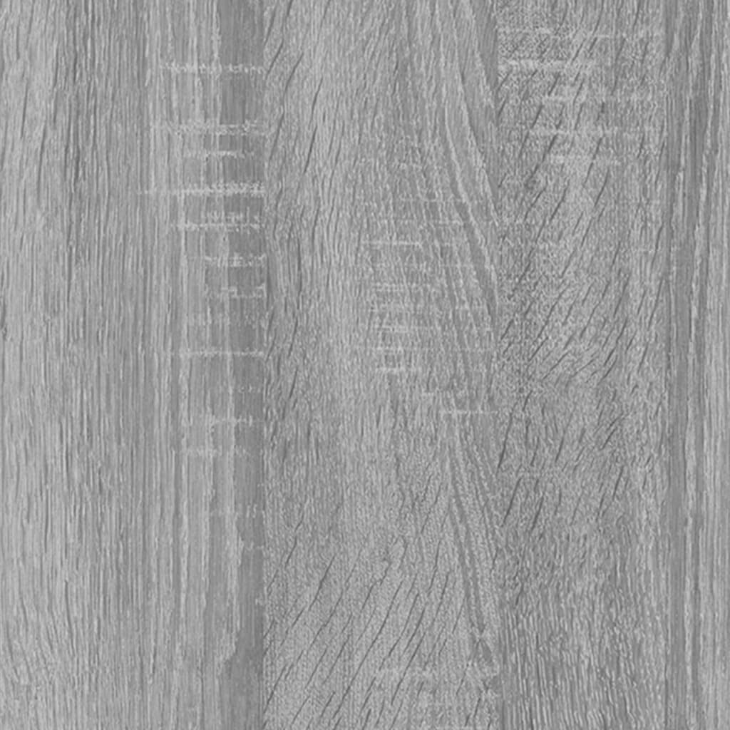 vidaXL Skänk grå sonoma 91x29,5x65 cm konstruerat trä