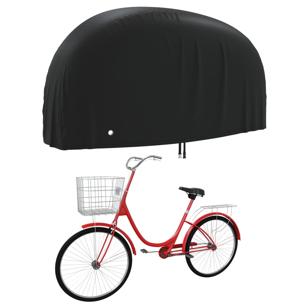 vidaXL Cykelskydd svart 200x85x110 cm 190T oxford