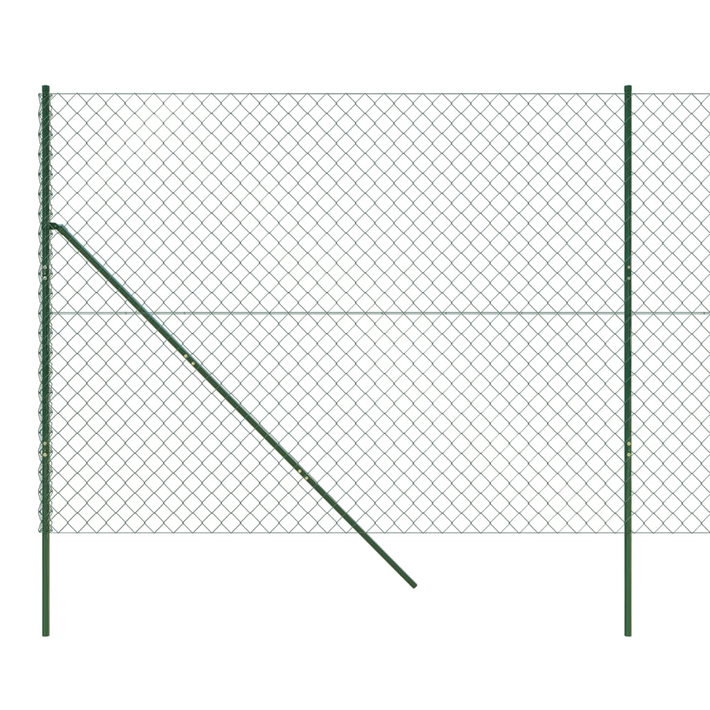 vidaXL Gunnebostängsel grön 2x10 m