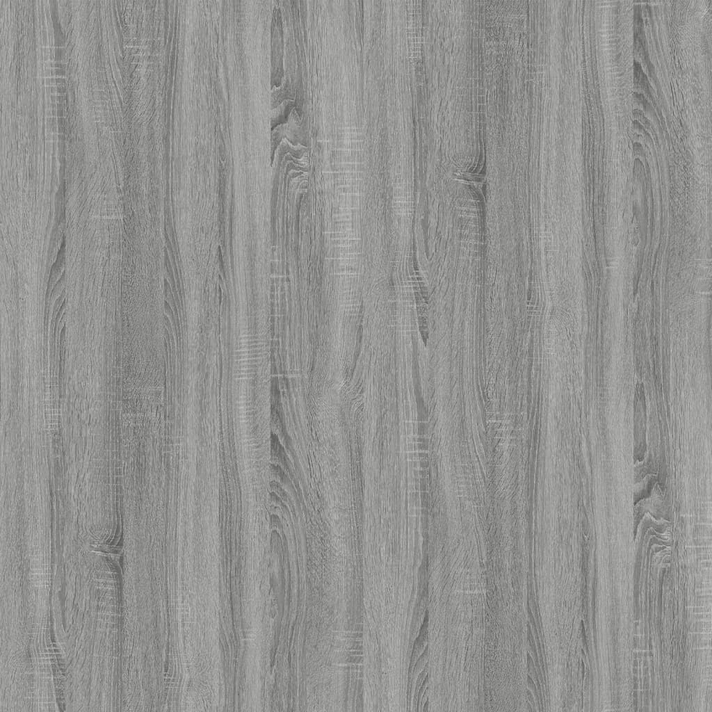 vidaXL Soffbord grå sonoma 80x45x45 cm konstruerat trä och järn