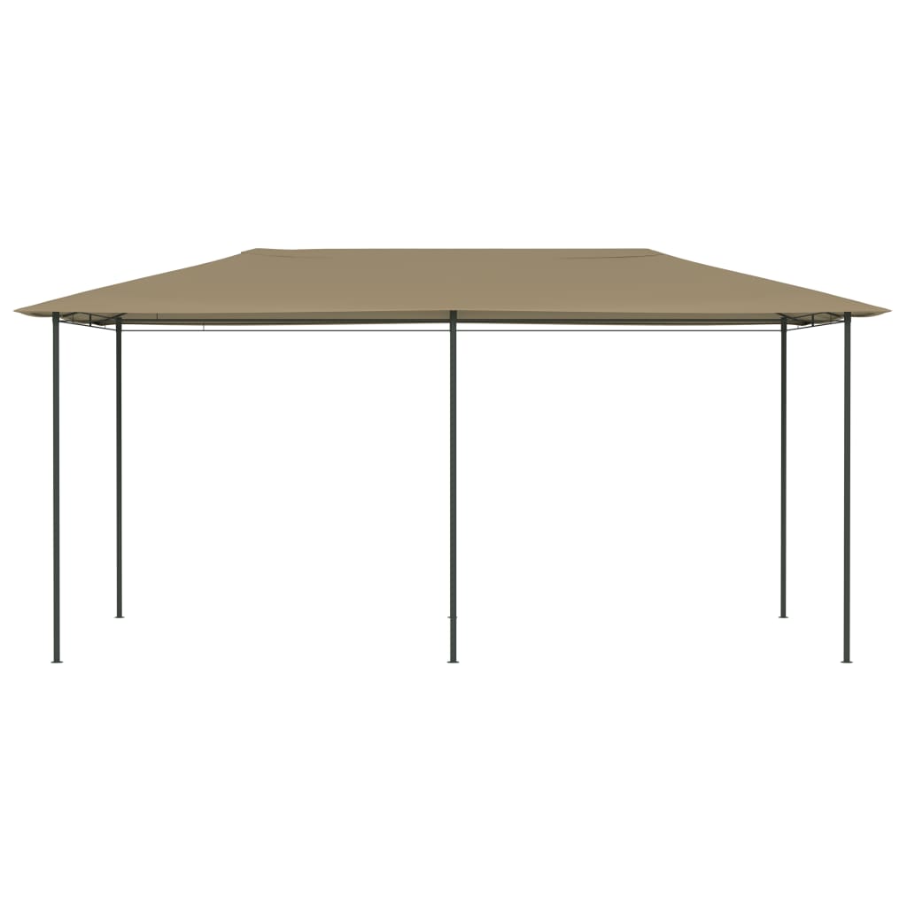 vidaXL Paviljong 3x6x2,6 m taupe 160 g/m²