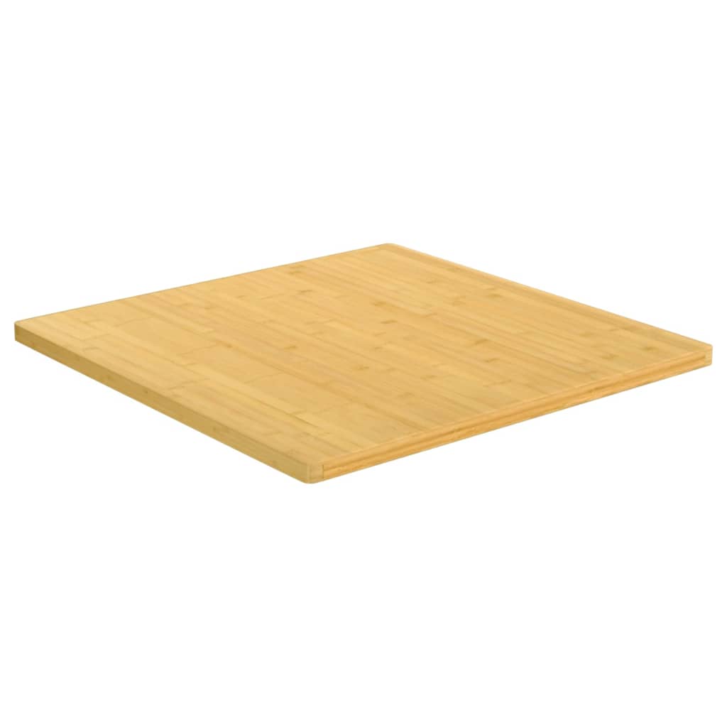 vidaXL Bordsskiva 70x70x2,5 cm bambu