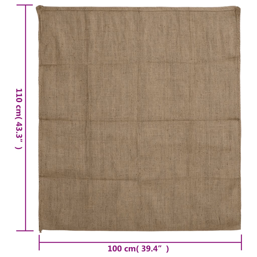 vidaXL Jutesäckar 30 st 100x110 cm 100% jute 340 gsm