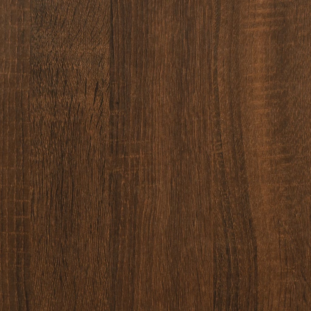 vidaXL Soffbord brun ek 100x50x45 cm konstruerat trä